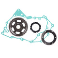 Starter clutch kit with gear sprocket, sprag bearing, and gasket set