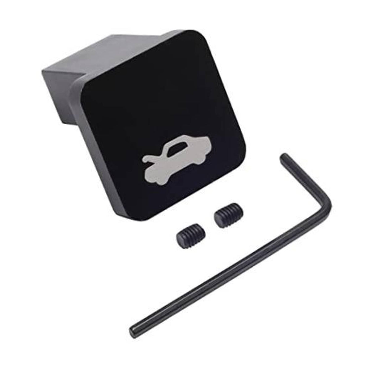 Hood latch release handle repair kit: black latch cover, hex key, screws
