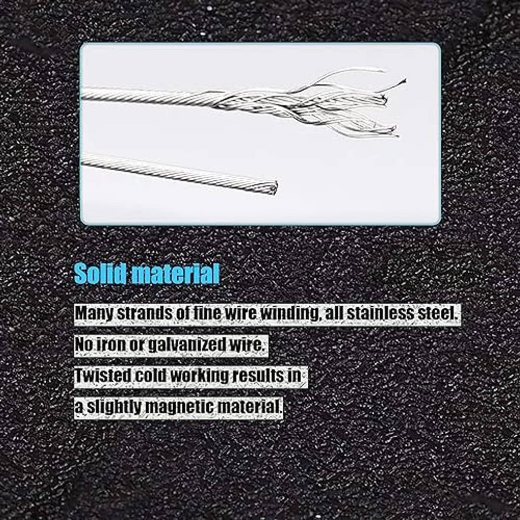 Twisted stainless steel wire strands for the brake cable inner line