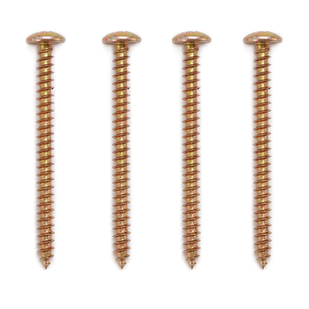Set of brass mounting screws for vent cover