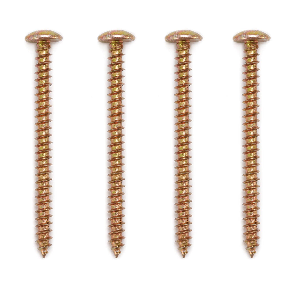 Set of brass mounting screws for vent cover