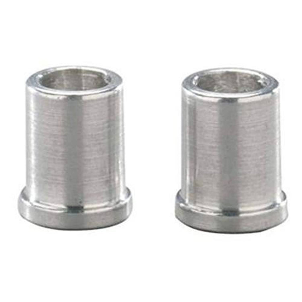 Metal Presta stem saver sleeves with flared rim bases, two-piece set