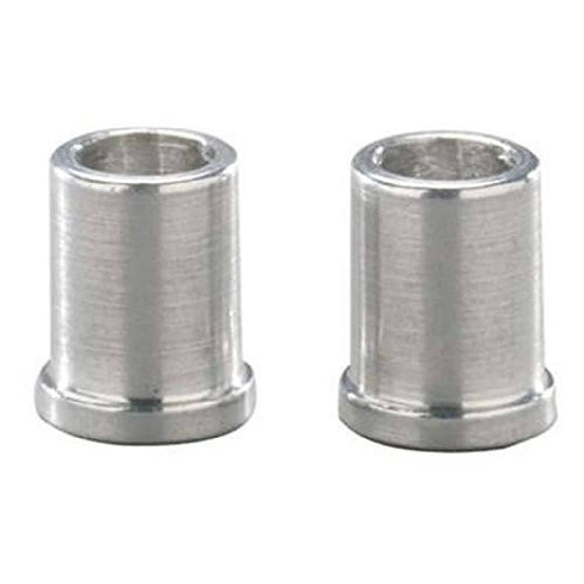 Metal Presta stem saver sleeves with flared rim bases, two-piece set