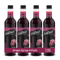 DaVinci Gourmet grape syrup 4-pack bottles, classic grape flavor