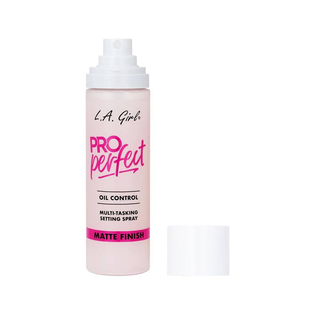L.A. Girl Pro Perfect long-wear setting spray bottle with pump sprayer top