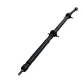 Rear driveshaft prop shift assembly with yokes and universal joints, black tube