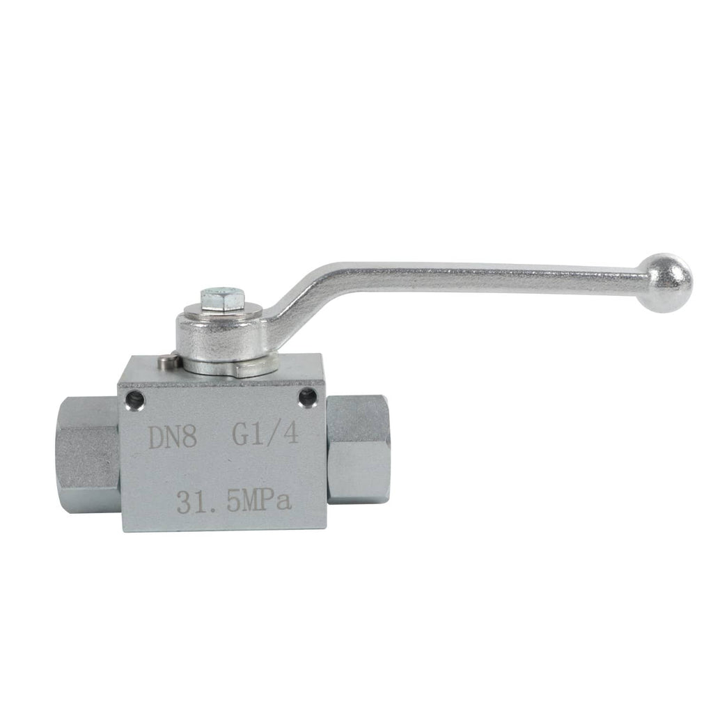 High pressure IPR air test valve block with G1/4 port and lever handle