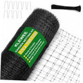 Black bird and deer garden netting roll with fine square mesh and tie cord