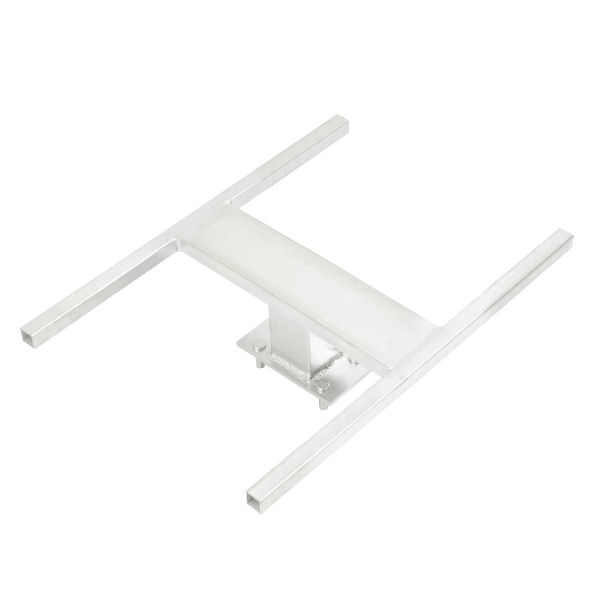 Aluminum H-mount spare tire carrier bracket with mounting hardware, 6-lug style