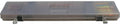 MTM Compact arrow case with smoke-tinted plastic lid and metal latches, closed
