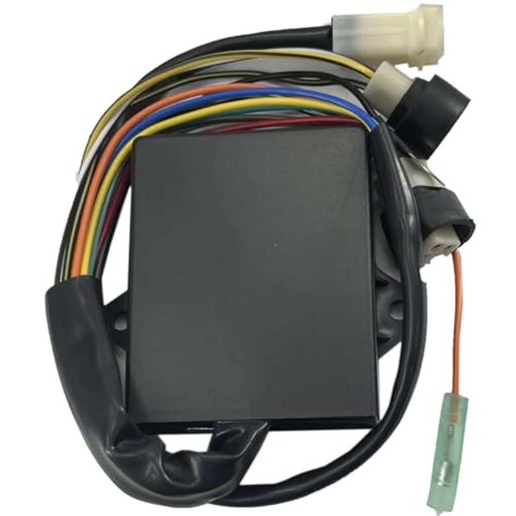 Black CDI ignitor control module with cable harness and assorted connector plugs