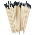 Sanding sticks set of 30 wooden matchsticks with black double-sided slanted abrasive heads