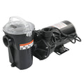 Black pool pump replacement with clear strainer lid and attached power cord