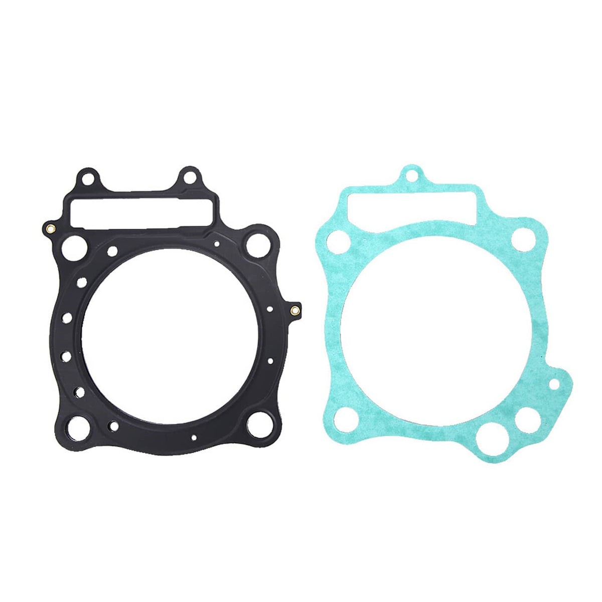 Cylinder head gasket set with black gasket plate and blue cylinder gasket