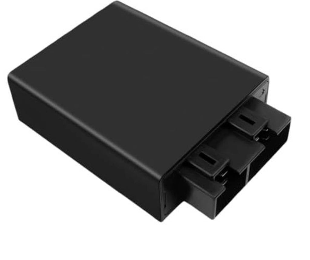 Black ignition control module CDI box with side multi-pin plug