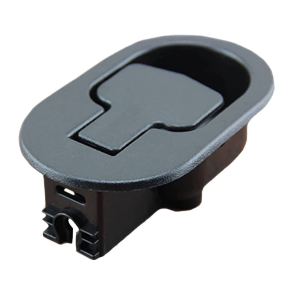Recliner handle replacement, black snap-in release handle with rounded top