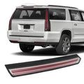 High mount third brake light bar for SUV, red LED strip in clear housing