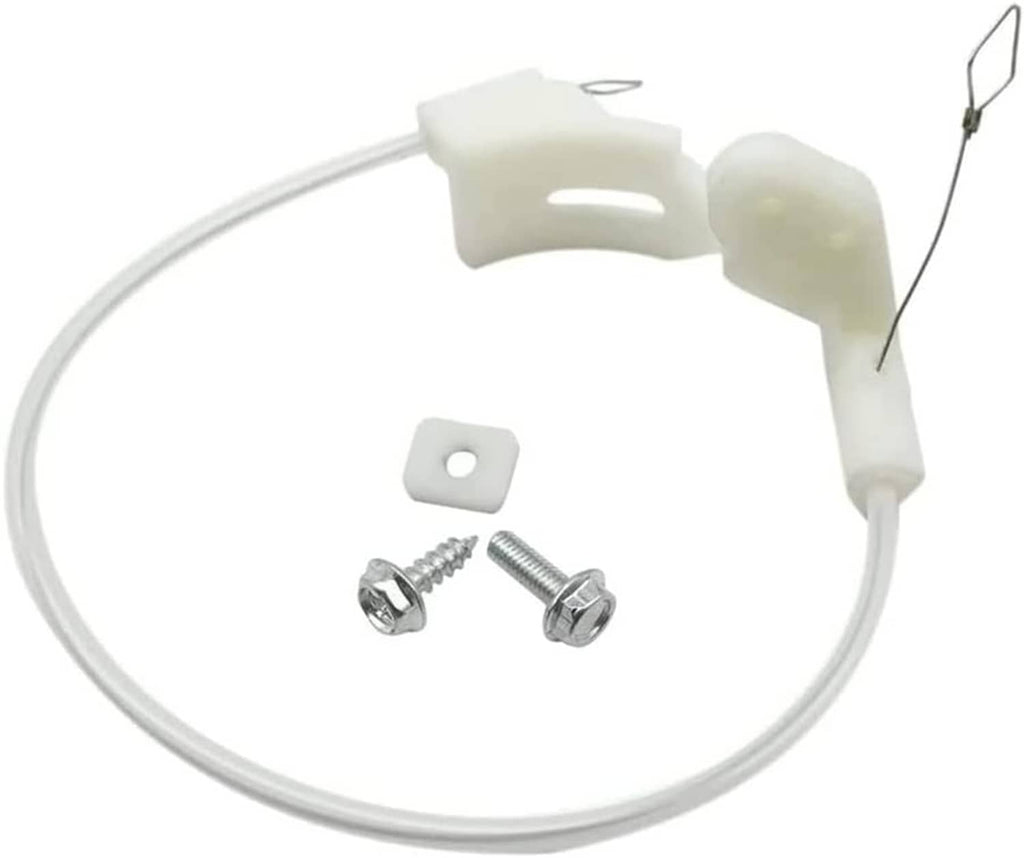 Gear shift indicator cable with white plastic bracket ends, wire, and two included screws