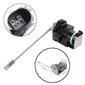 Turbo wastegate actuator with attached electrical connector and metal rod