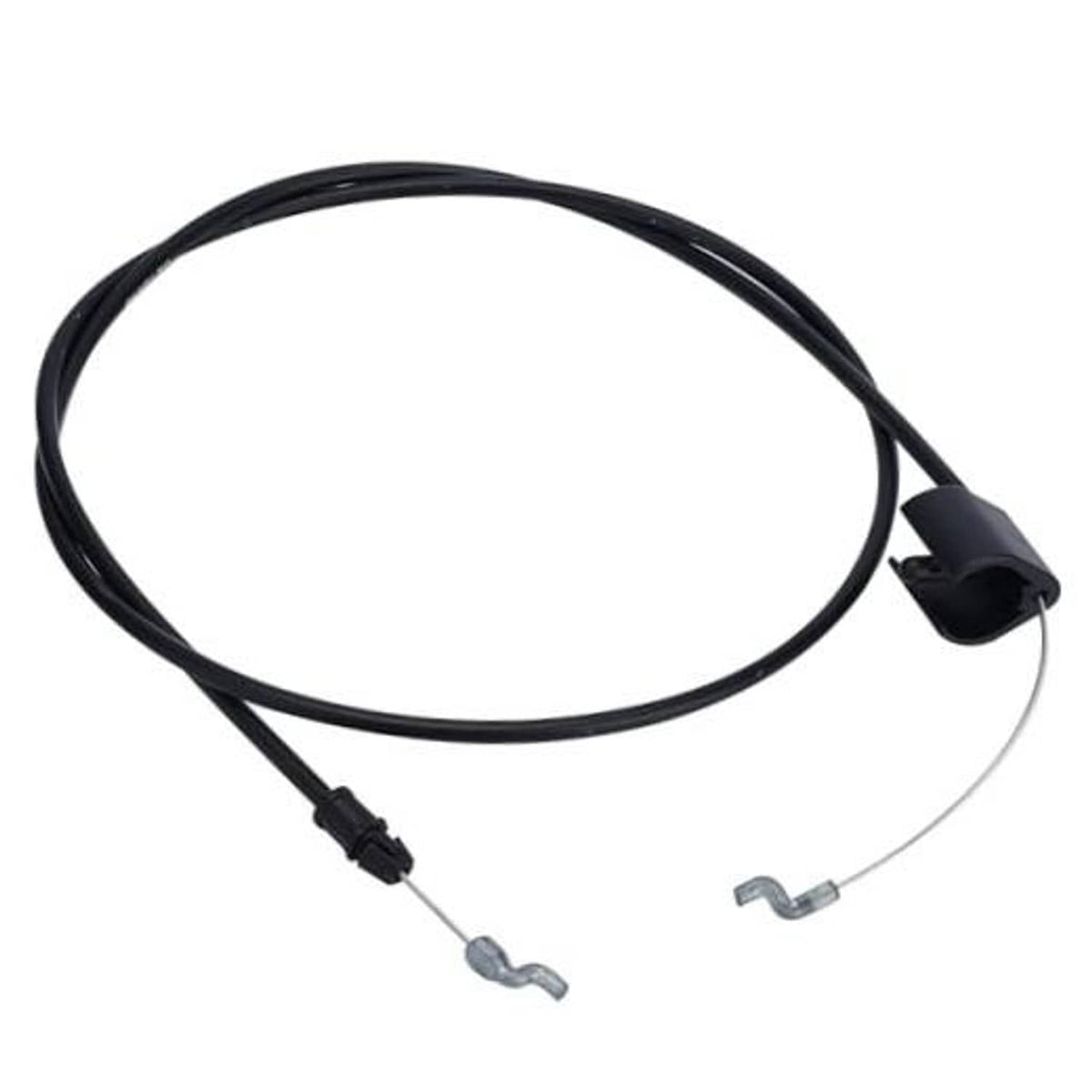 Engine control zone cable assembly with black wire loop and connector ends