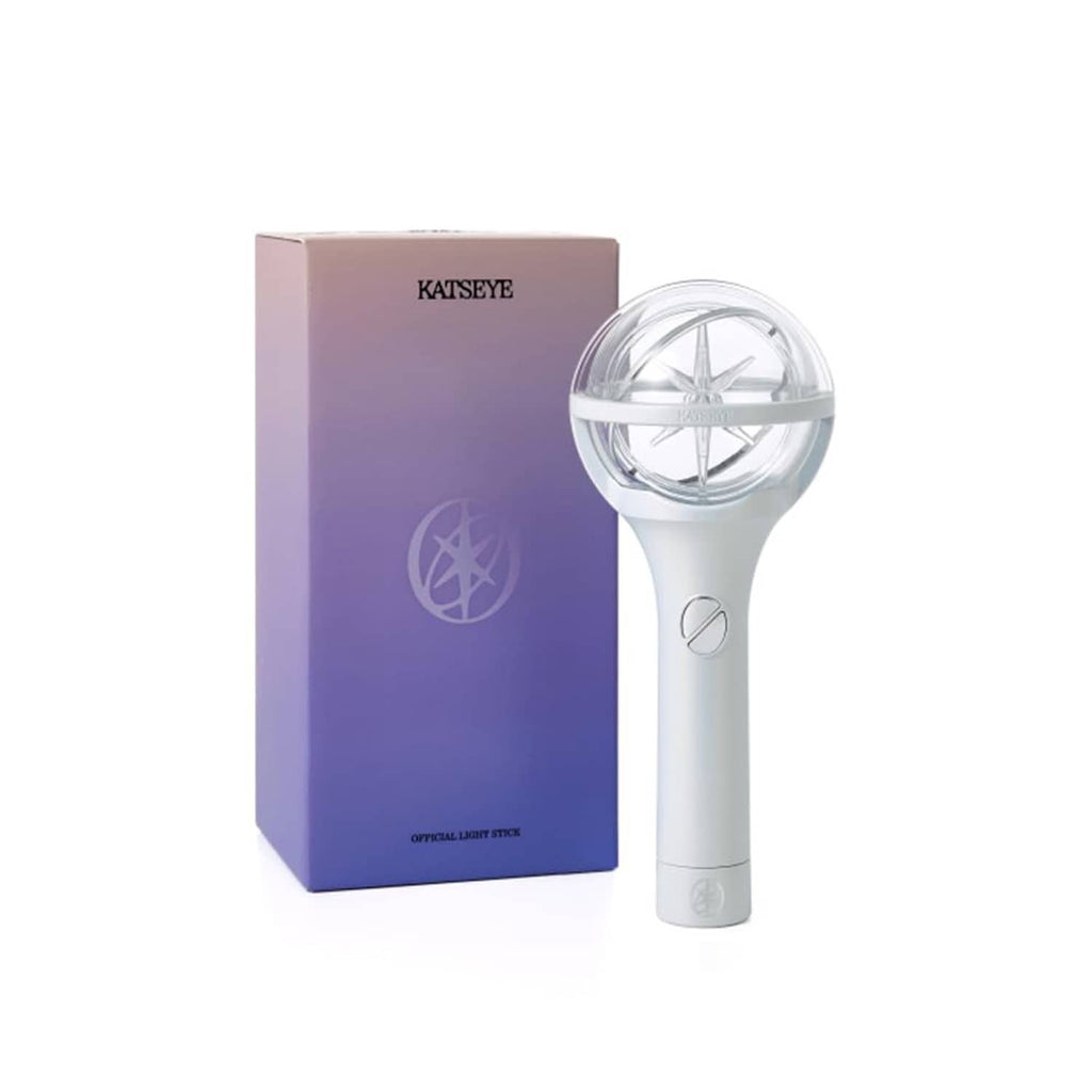 White official light stick with clear globe top and star emblem