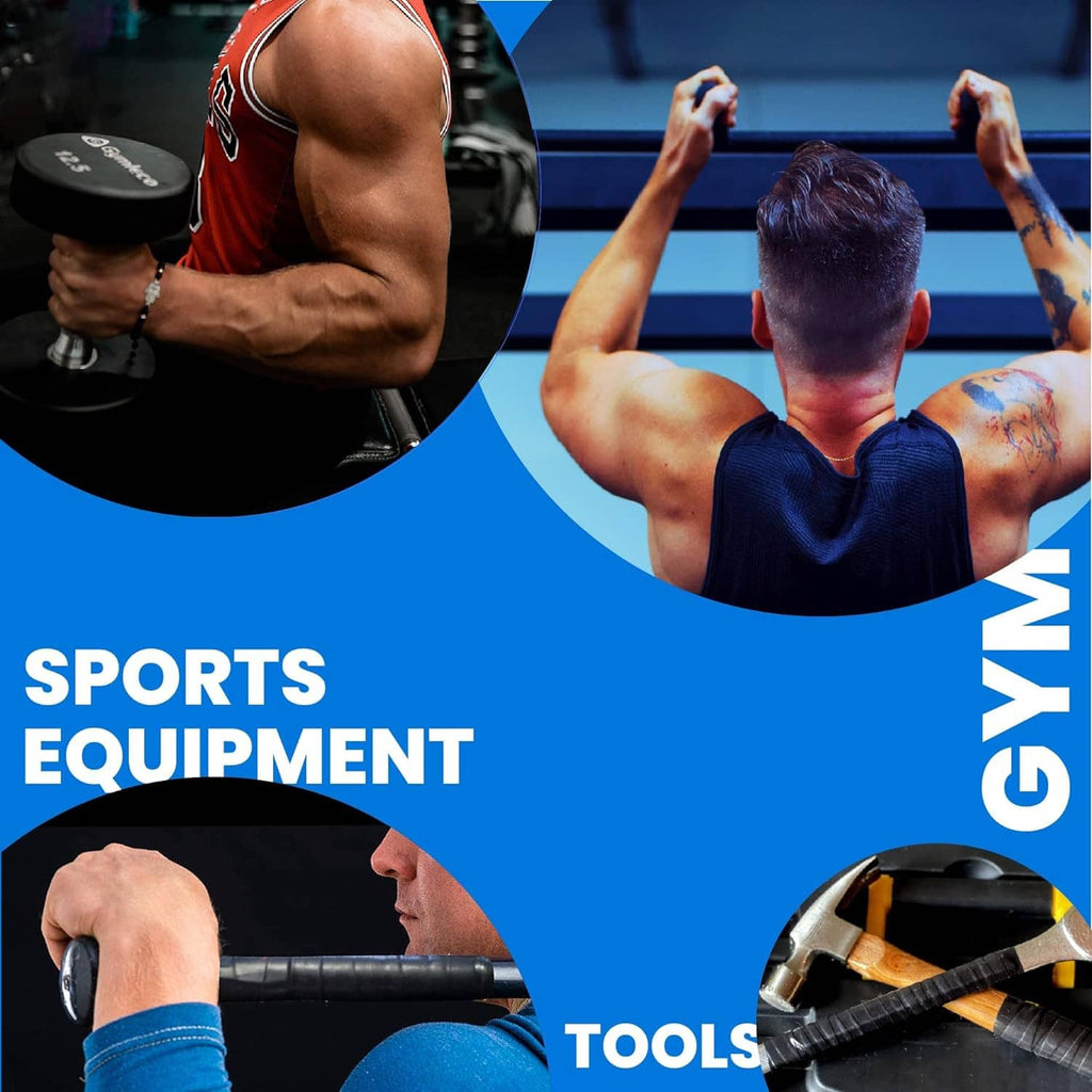 Grip tape label layout showing sport users and bars, with black roll graphic