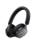 Black over-ear wireless noise-cancelling headphones with padded headband and earcups