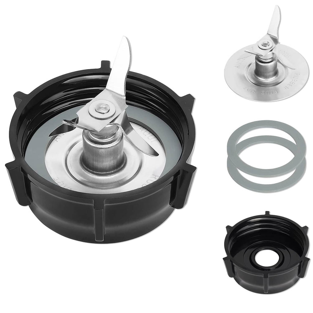 Blender blade base with stainless steel blades and 2 O-ring gaskets, for Oster blender