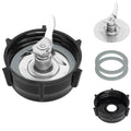 Blender blade base with stainless steel blades and 2 O-ring gaskets, for Oster blender