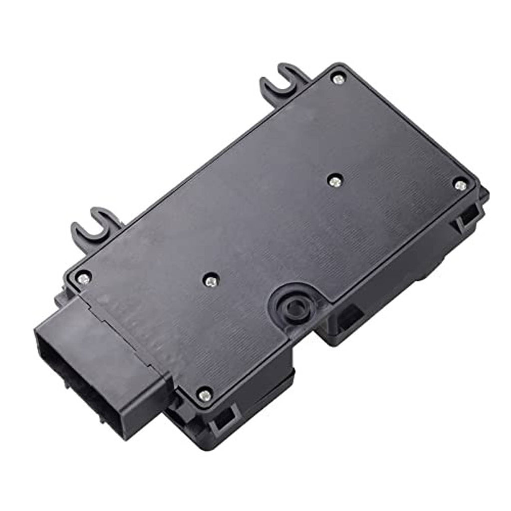 Power seat switch module base with circular socket and four corner mounting holes