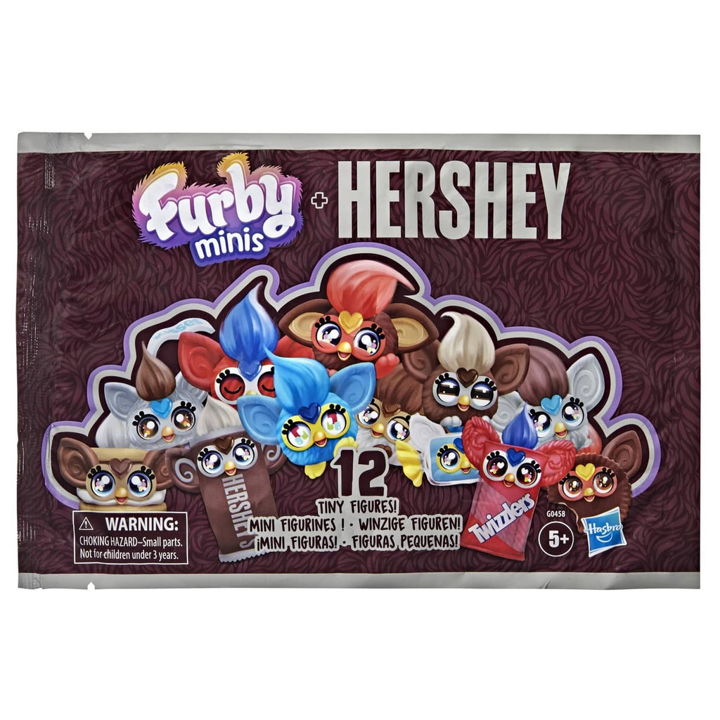 Furby minis x Hershey 12 mini figures collectible box with character lineup