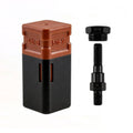 Rivet nut mandrel tool, 5/16-18 size threaded tip in red and black