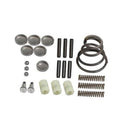 Transmission shifter rebuild set with metal caps, shafts, springs, and bushings
