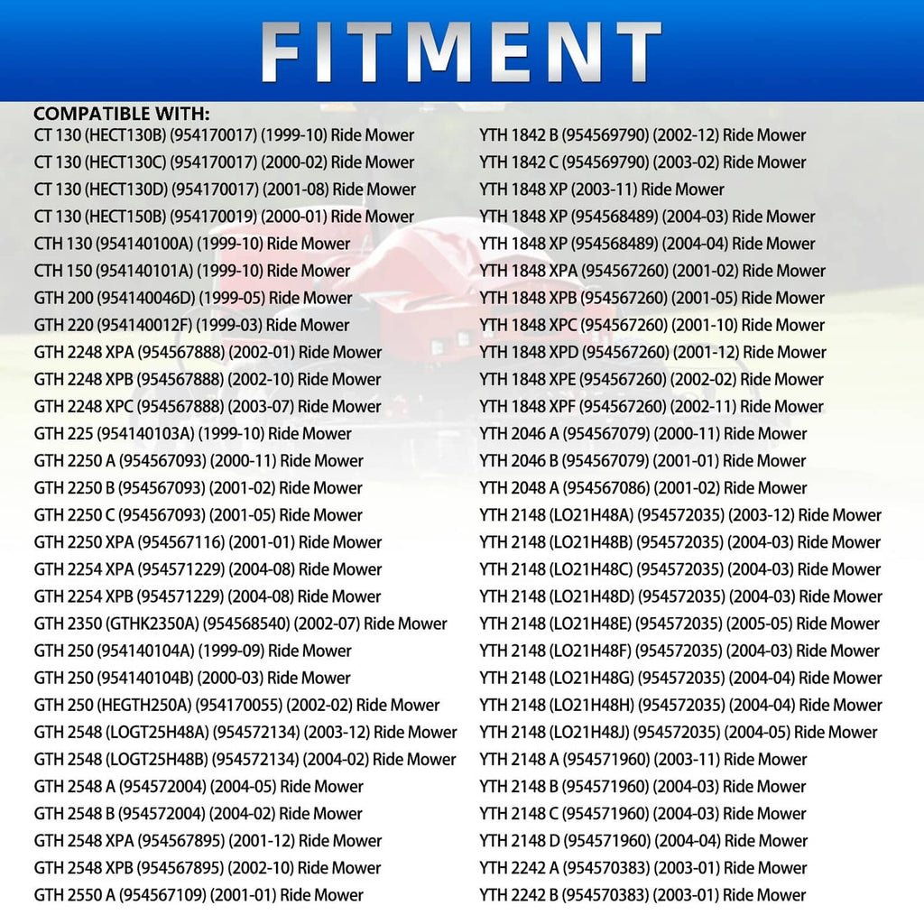 Black ignition switch with key set (fitment list shown)