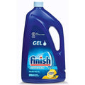 Finish dishwasher gel cleaner, lemon scent 75 oz bottle, blue with handle