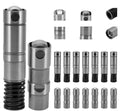 Metal hydraulic valve lifter set with black coil springs, AFM/DOD style for V8 engines