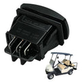 Black forward and reverse switch module with wiring terminals for golf cart