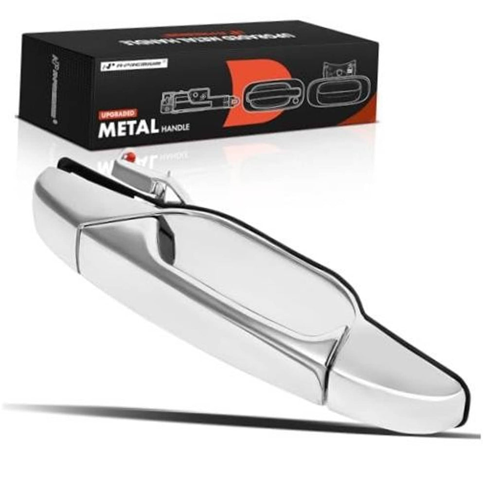 Chrome exterior door handle, front right, metal lever without keyhole