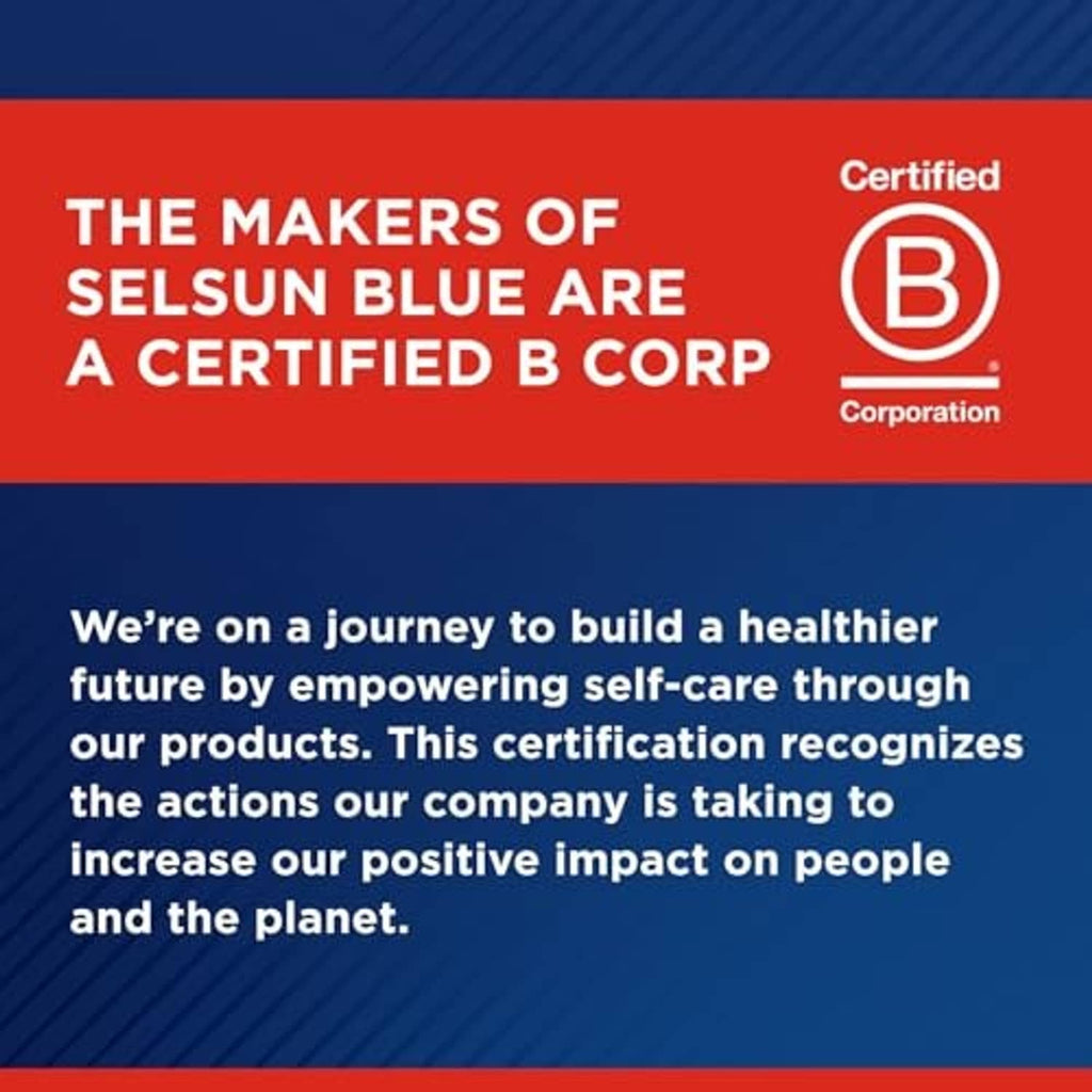 Certified B Corp sustainability panel with a circular B logo