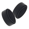Black silicone ring cover case for Oura Ring Gen 3, front view