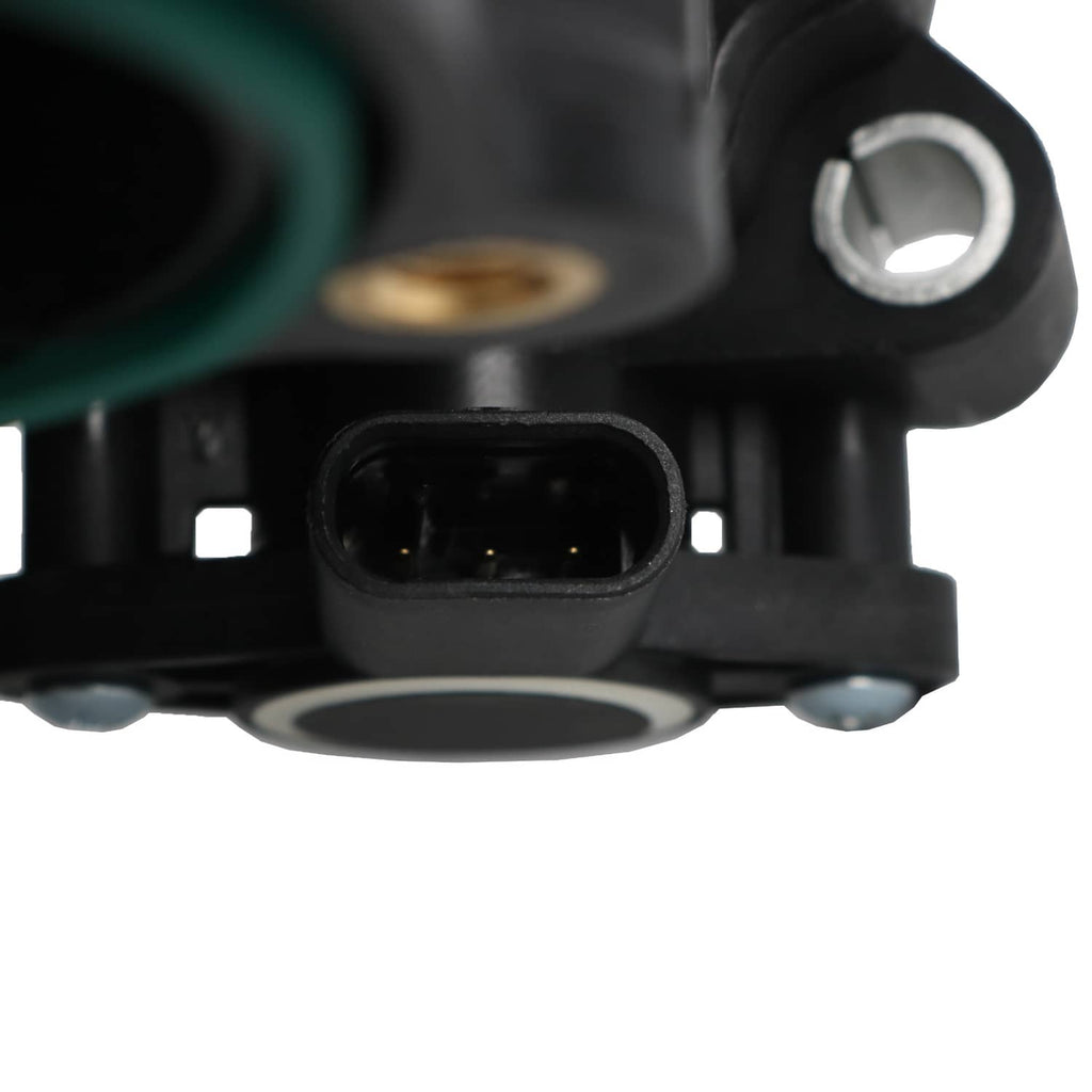 Black intake manifold sensor connector with mounting eyelet and wiring plug