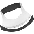 Stainless steel salad chopper blade with black ribbed ergonomic handle