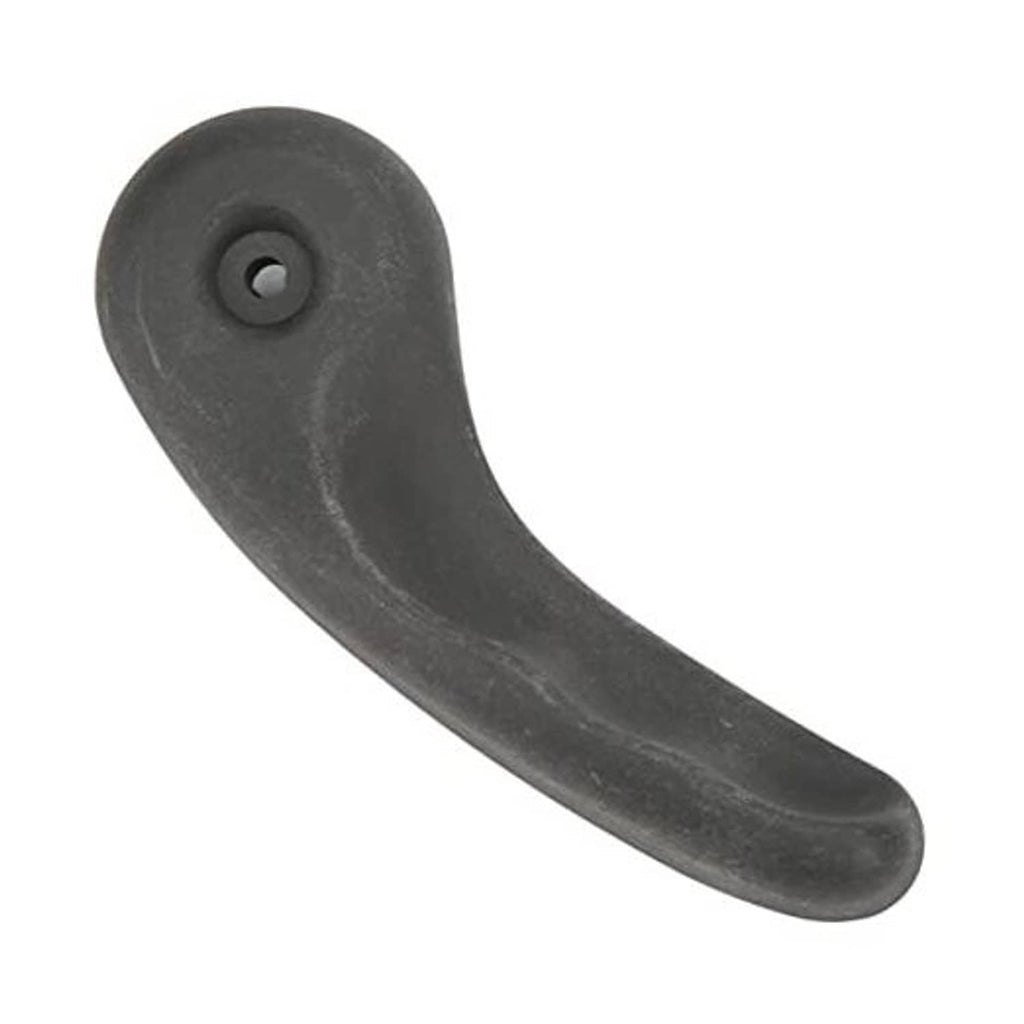 Left driver seat recliner adjuster lever handle, black with mounting hole