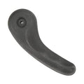 Left driver seat recliner adjuster lever handle, black with mounting hole
