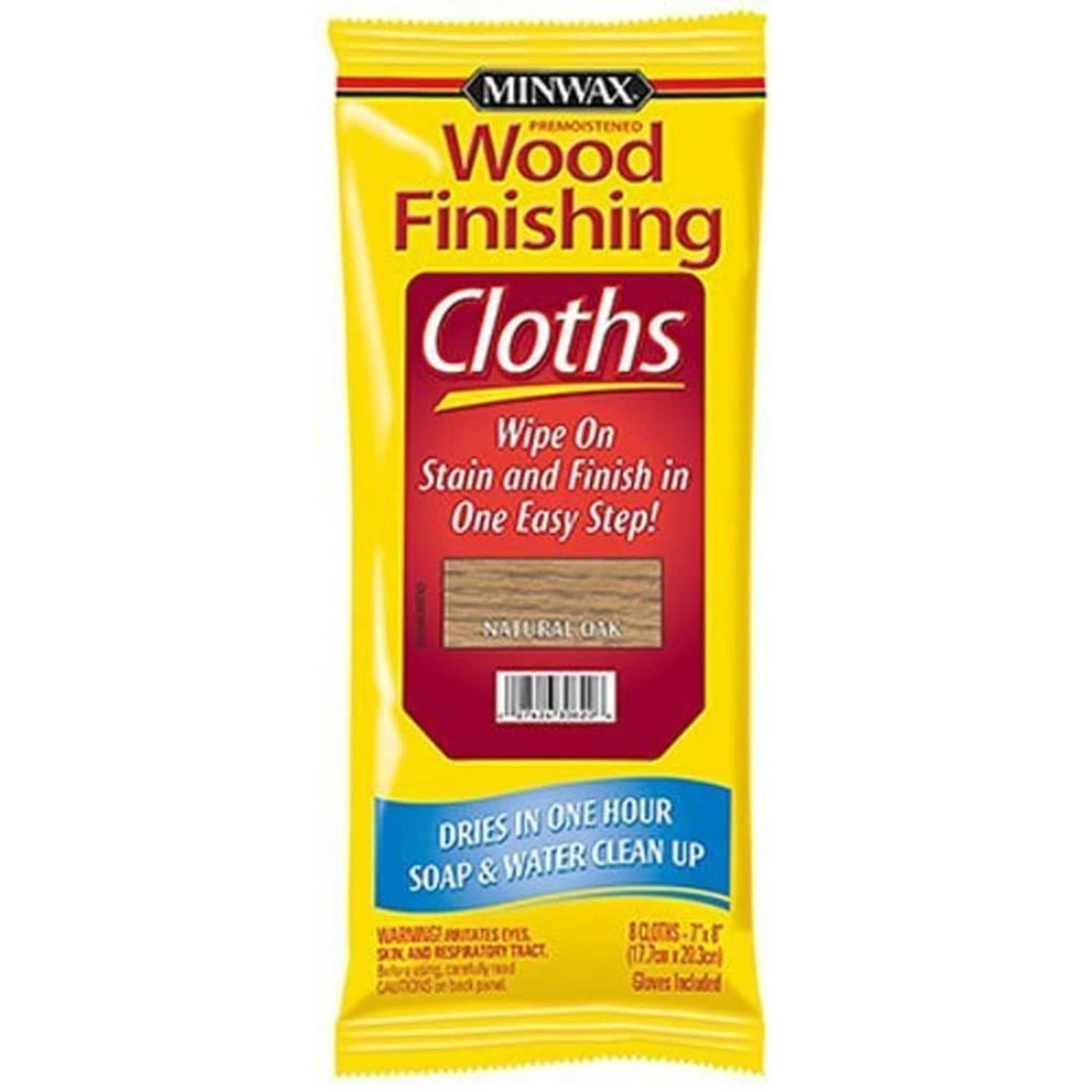 Wood finishing cloths pouch in Natural Oak color