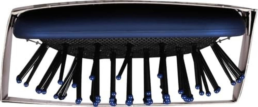 Conair velvet touch paddle hair brush with dark blue cushion pins
