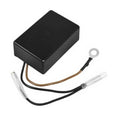 Black RPM rev limiter module with wire harness and ring connector