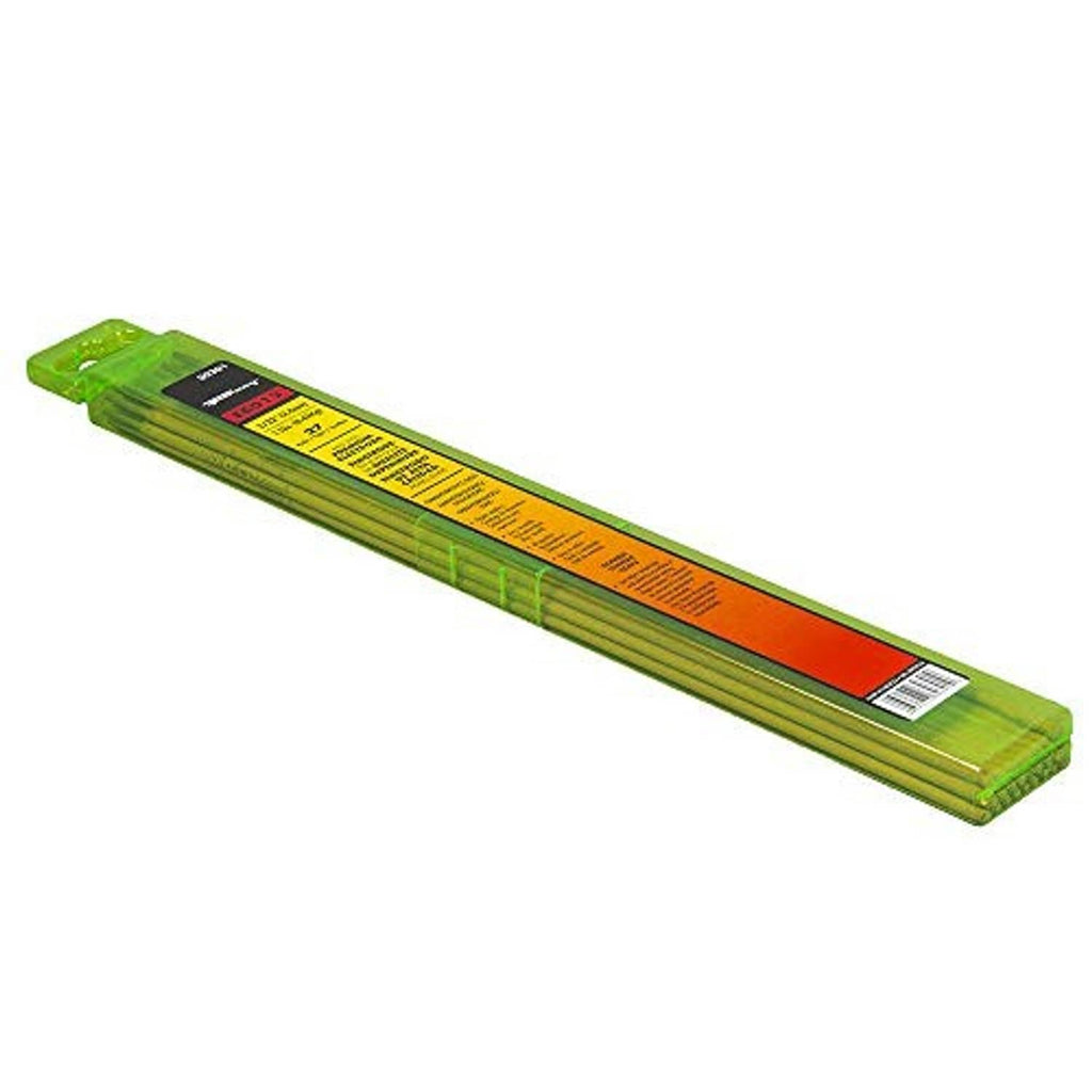 E6013 welding electrode rod bundle in green plastic packaging