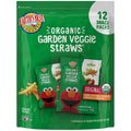 Organic Garden Veggie Straws snack bag, 12 snack packs for kids