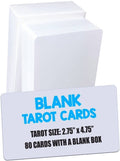 IMAGAME white blank tarot card deck: 80 blank cards in labeled box, 2.75x4.75 in